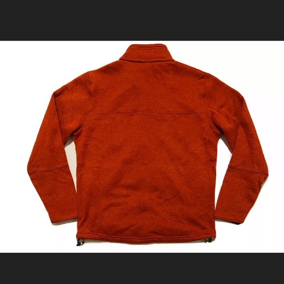Men’s Orvis Trout Bum Fleece Zip Orange - Picture 2 of 8